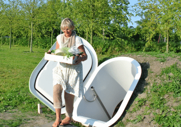 Ground Fridge consiste in una sfera che deve essere interrata.