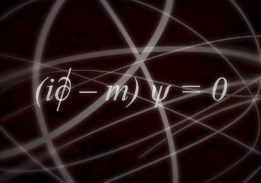 L'equazione di Dirac, spesso usata come formula dell'amore.