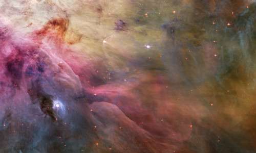 Il telescopio Hubble nel corso degli anni ha scattato numerosissime foto della Nebulosa di Orione, questa ne è un esempio.